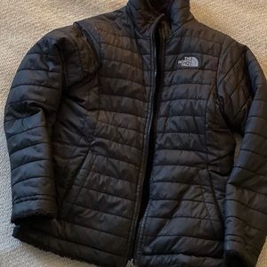 Youth girls Reversible Northface jacket